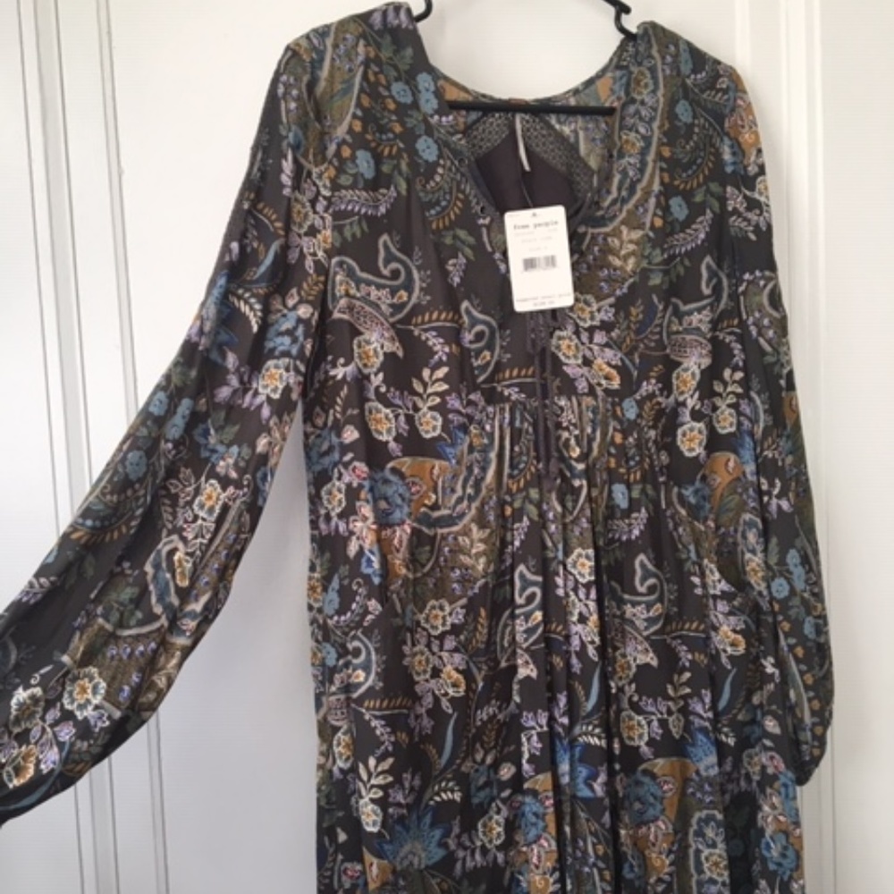 Free People long sleeve dress, size small